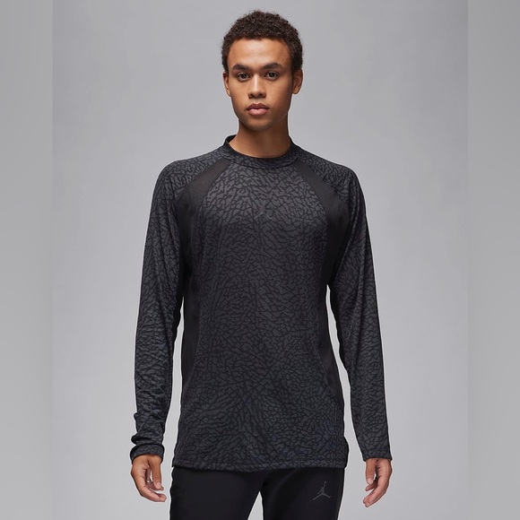 Nike Men’s Jordan Dri-FIT ADV Sport Long-Sleeve Top Black Small - Picture 1 of 13